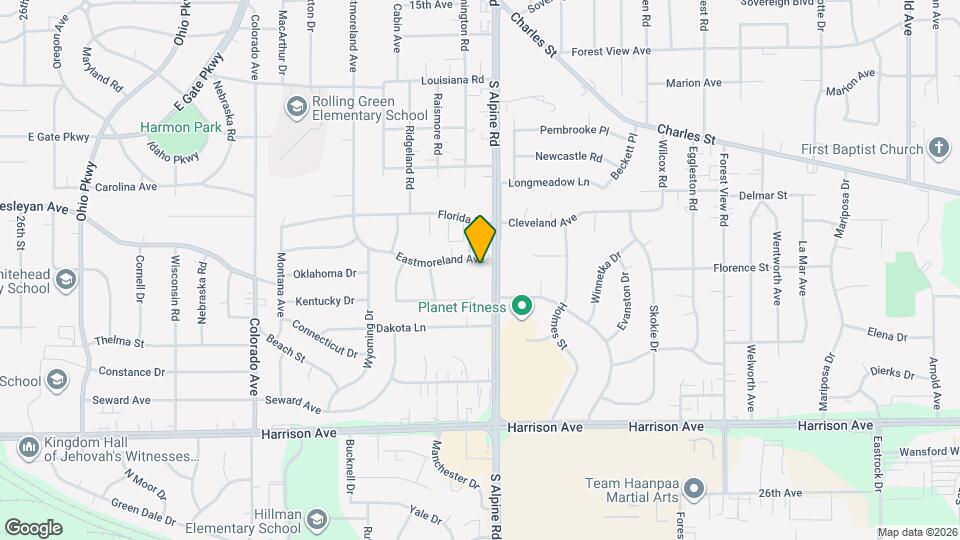 2405 Eastmoreland Ave Map and Location Details