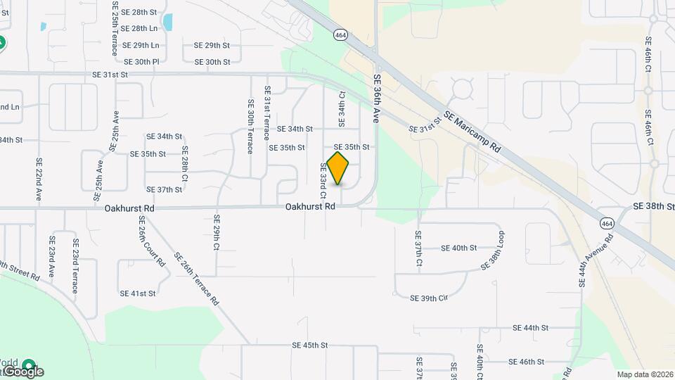 3700 SE 34th Ct Map and Location Details