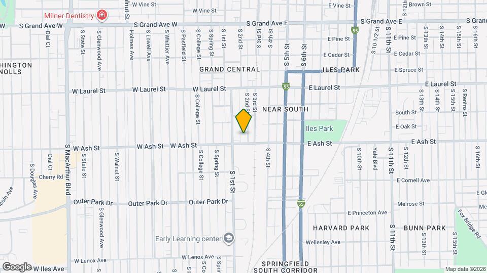 1921 S 2nd St Map and Location Details