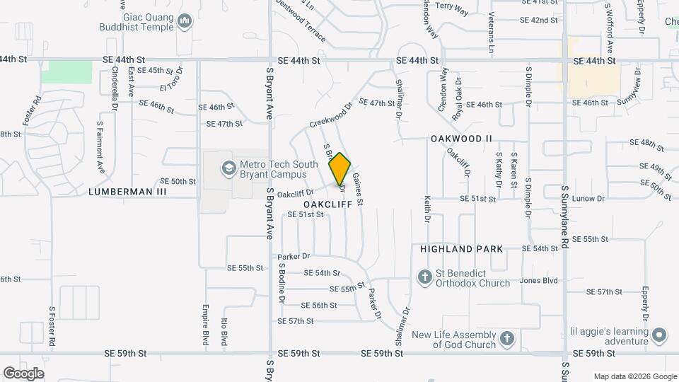 5113 S Briarwood Dr Map and Location Details