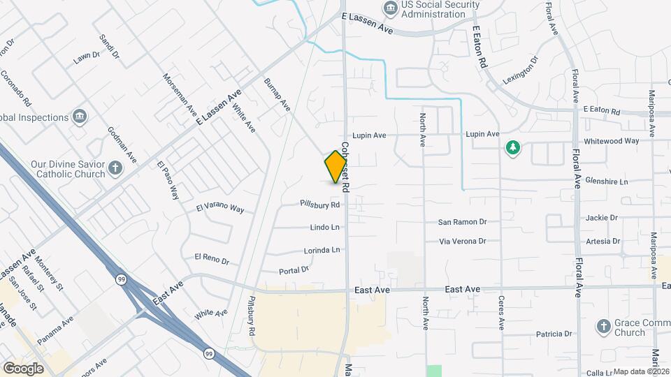 Oak Park Senior in Chico Mapa y Detalles de la Ubicación