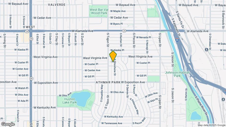 575 S Shoshone St Map and Location Details
