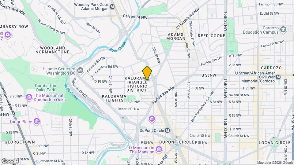 2122 California St NW Map and Location Details