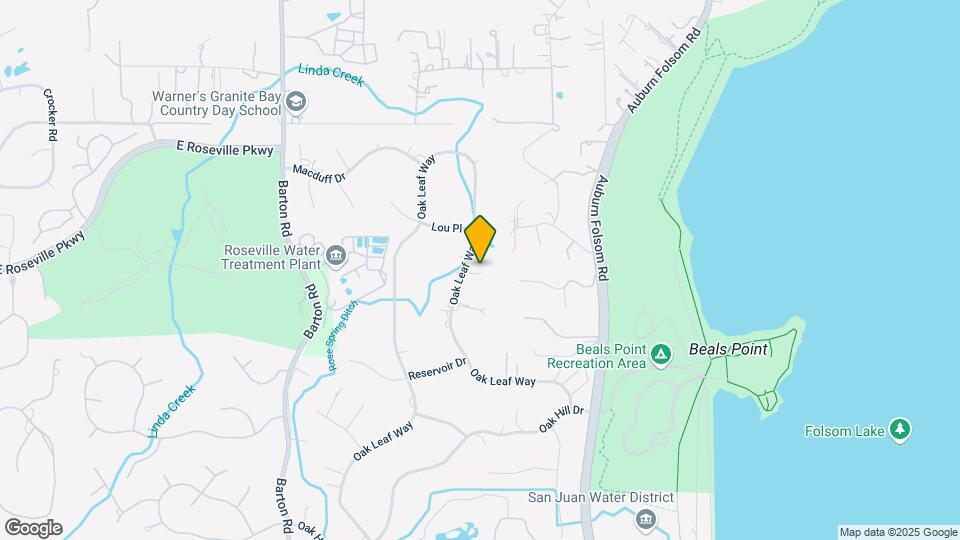 9545 Oak Leaf Way Map and Location Details