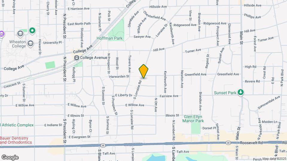 111 S Lorraine Rd Map and Location Details