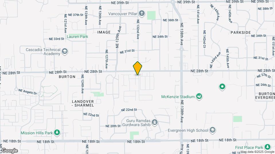 2707 NE 131st Ct Map and Location Details