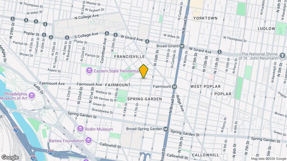 714 N Chadwick St Map and Location Details