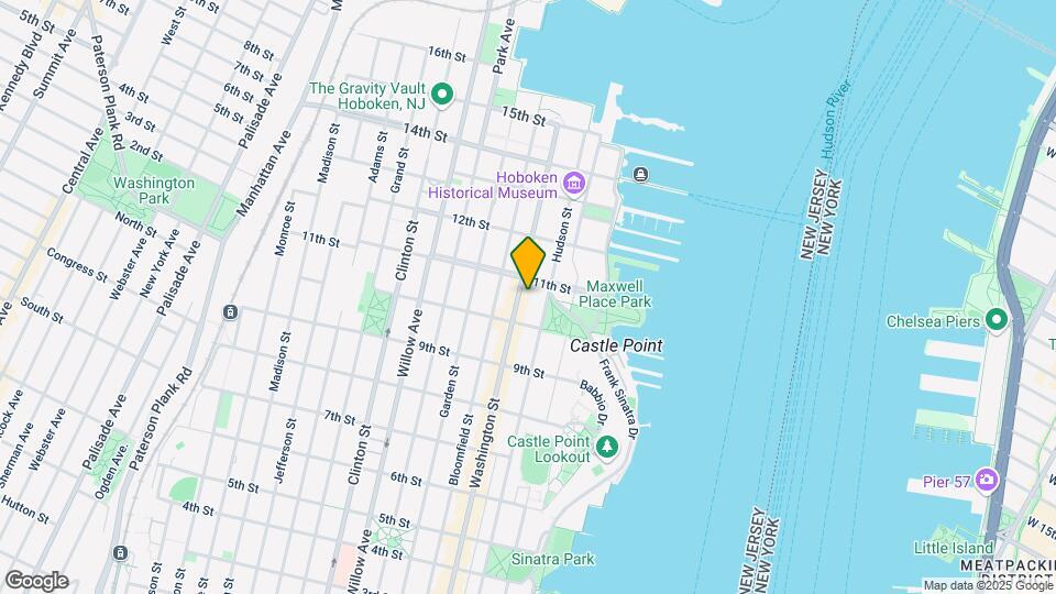 1029 Washington St Map and Location Details