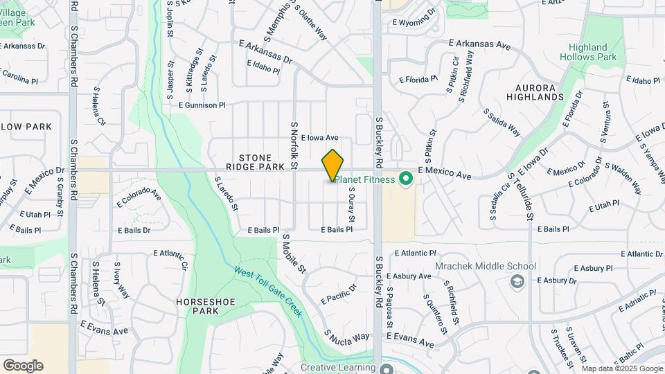 1755 S Olathe St Mapa y Detalles de la Ubicación