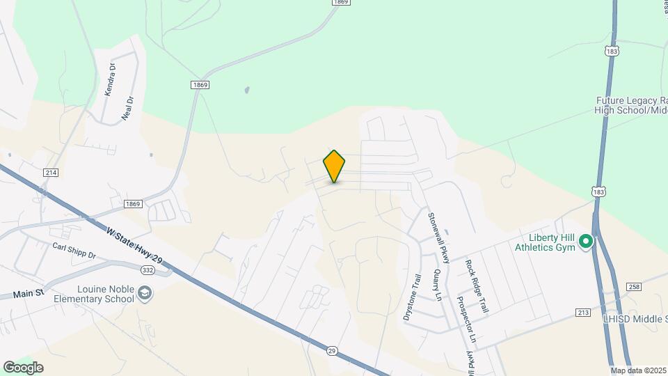 444 Breccia Trl Map and Location Details