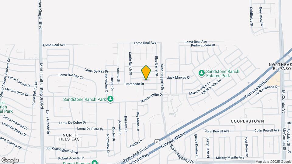 5021 Stampede Dr Map and Location Details
