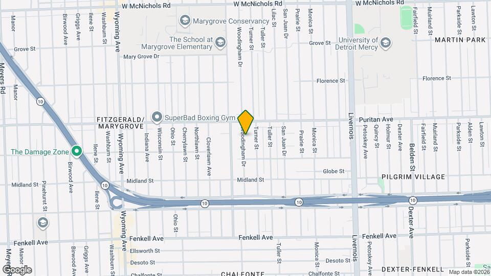 15886 Woodingham Dr Map and Location Details