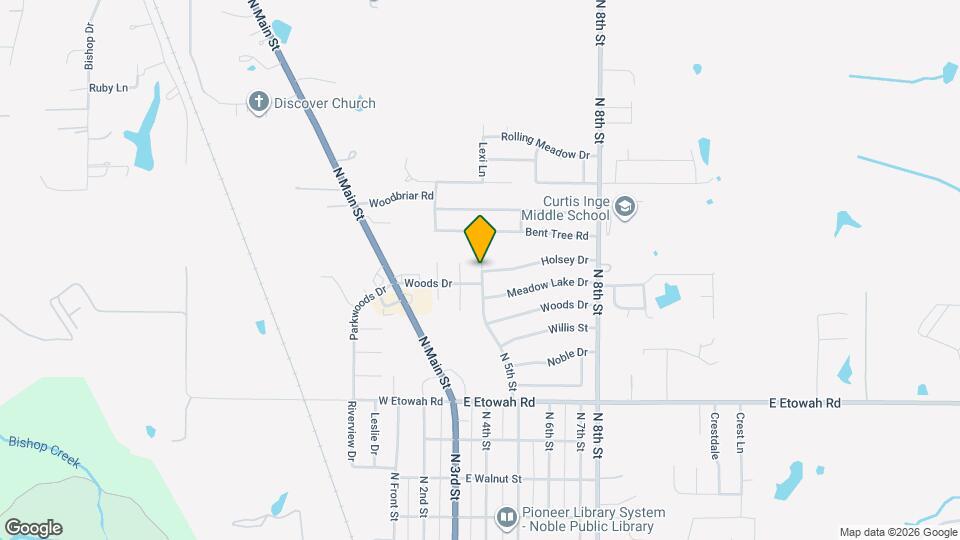 1106 N 5th St Map and Location Details