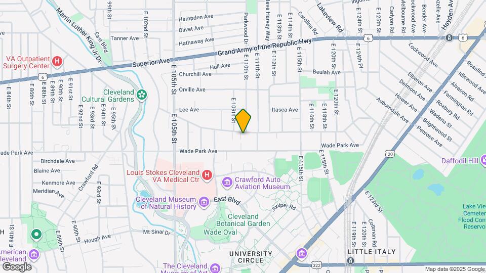 10918 Ashbury Ave Map and Location Details