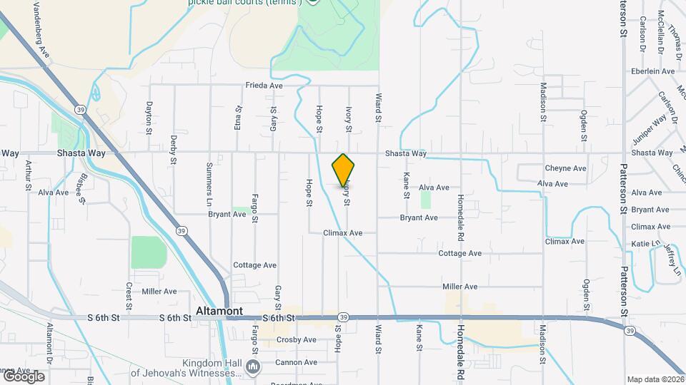 1814 Ivory St Map and Location Details