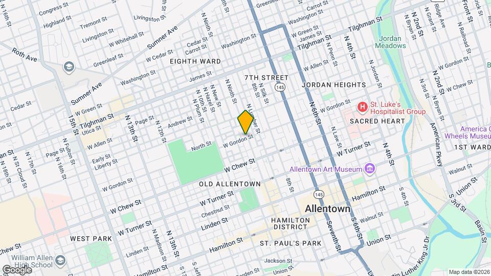 838 W Gordon St, Unit 838 Gordon St Map and Location Details