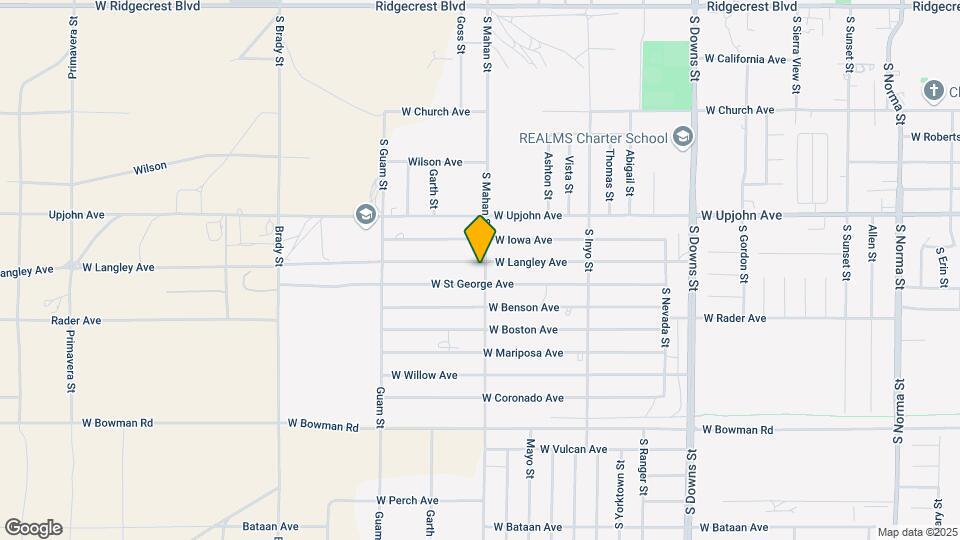 1301 W Langley Ave Map and Location Details
