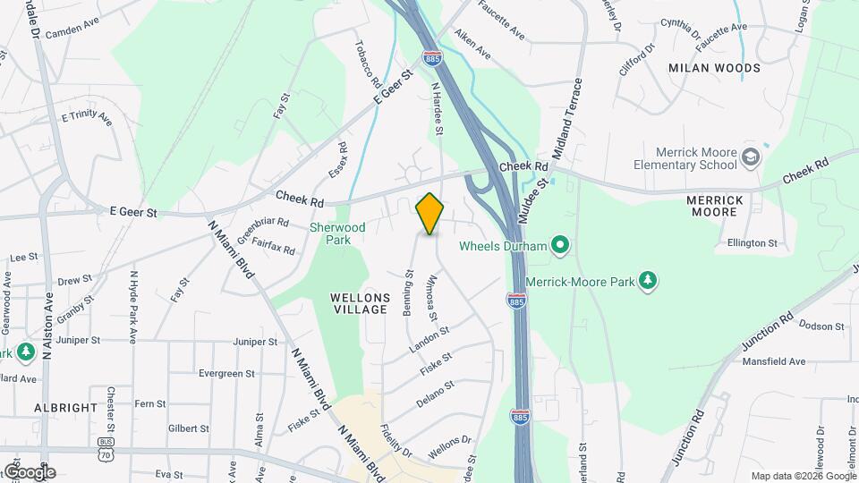 647 N Hardee St Map and Location Details