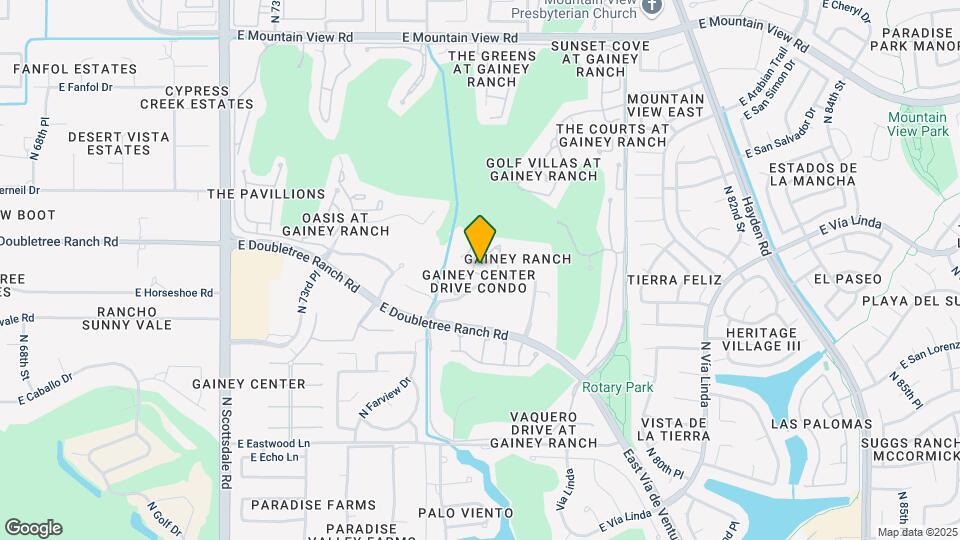 8989 E Gainey Center Dr Mapa y Detalles de la Ubicación