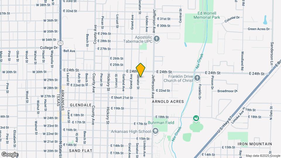 1102 E 23rd St, Unit 1102 A Map and Location Details
