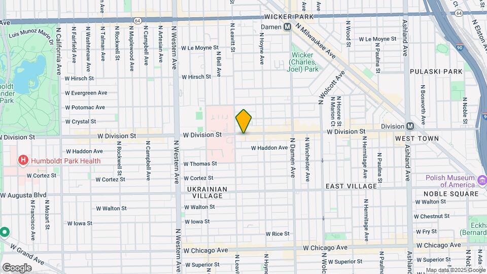 2143 W Division St Map and Location Details