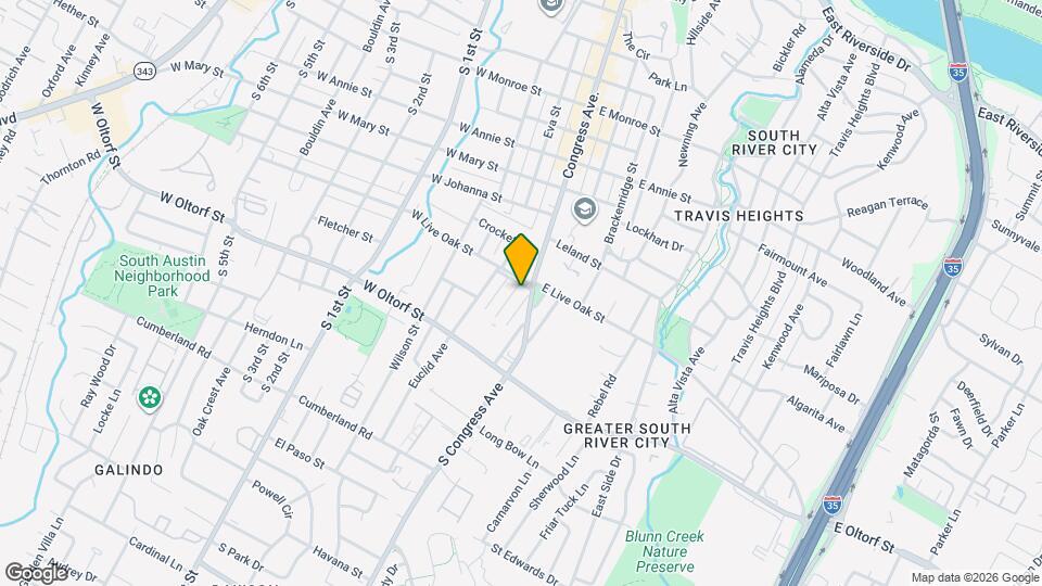 2203 Lindell Ave Map and Location Details