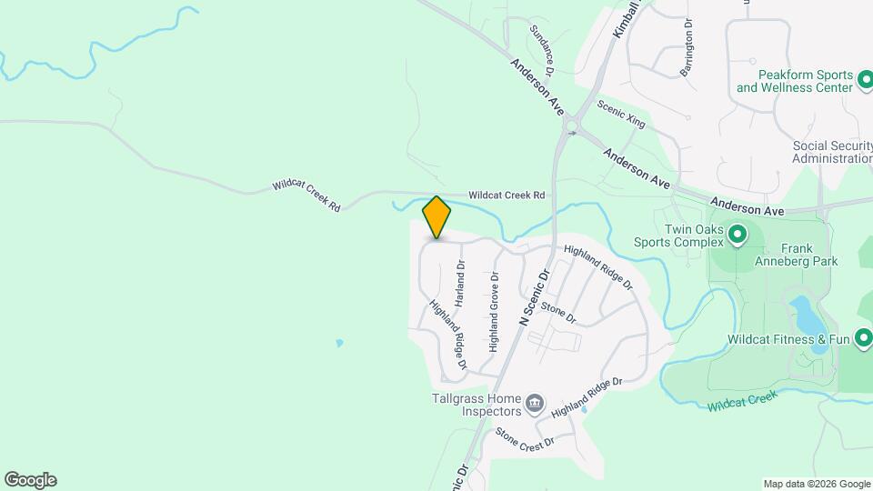 514 Highland Ridge Dr Map and Location Details