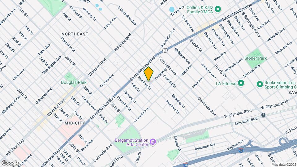 1457 Stanford St Map and Location Details