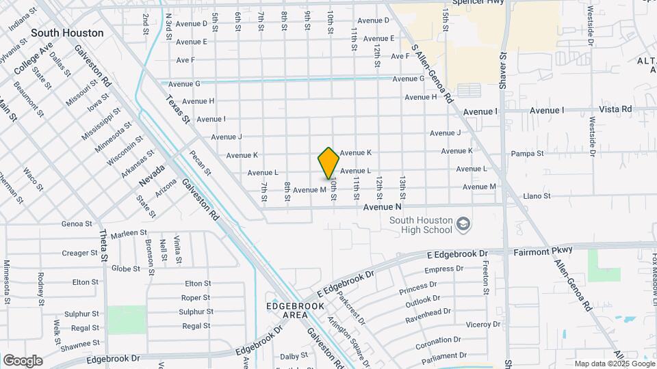 913 Avenue M Map and Location Details