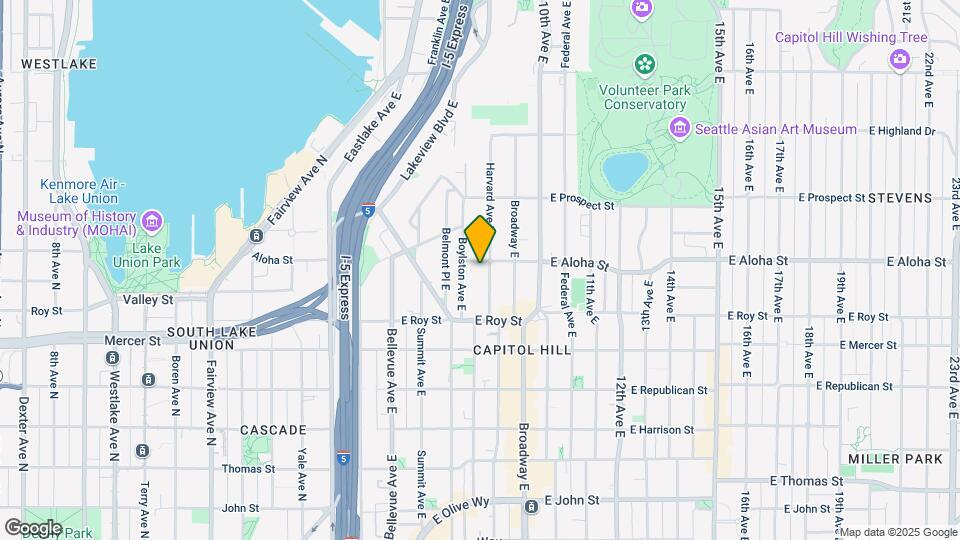 745-755 Harvard Ave E Mapa y Detalles de la Ubicación