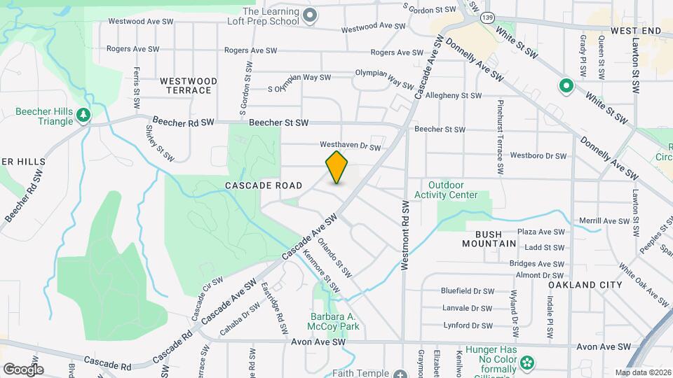 1655 Altadena Pl SW Map and Location Details