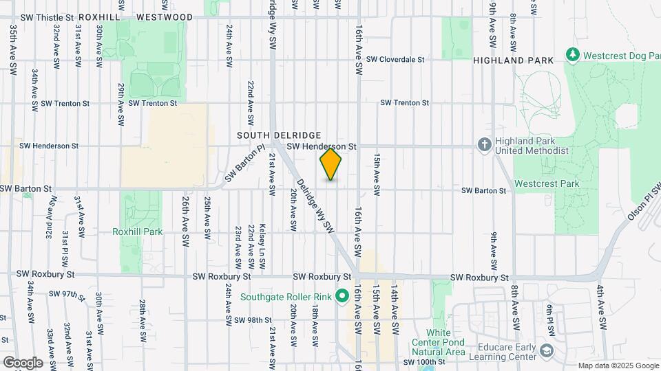 West Seattle Townhouse Map and Location Details