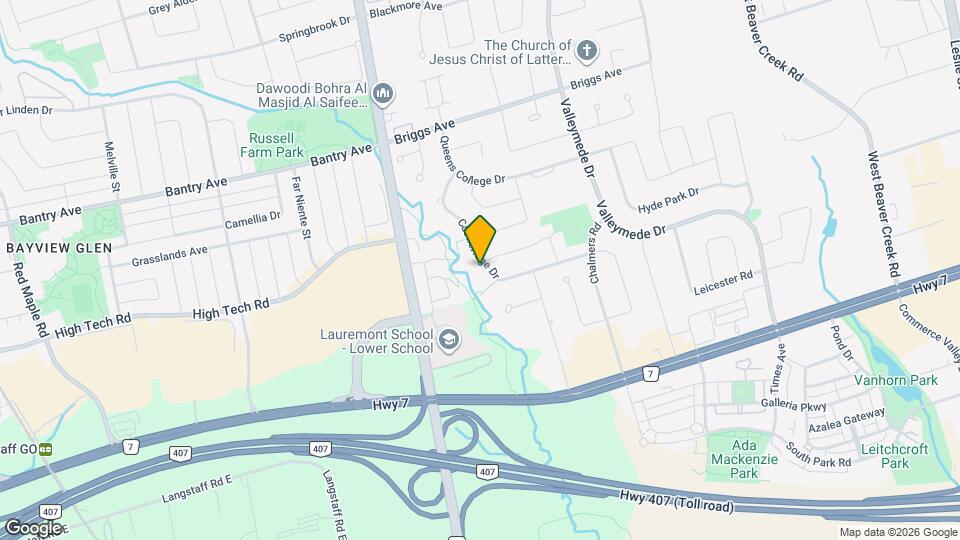 54 Castleridge Dr Map and Location Details