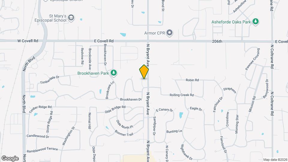 2208 Brookhaven Ct Map and Location Details