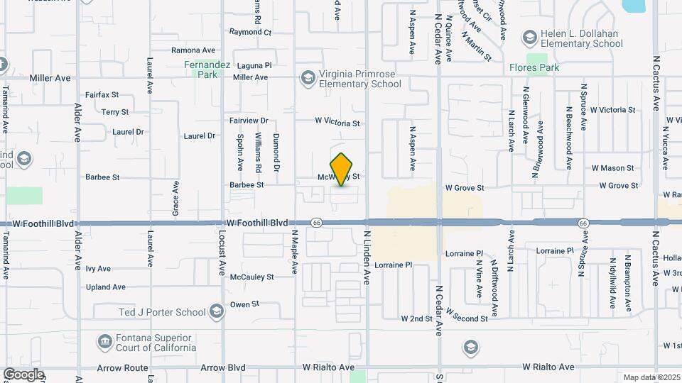 1570 W Ramona Dr Map and Location Details