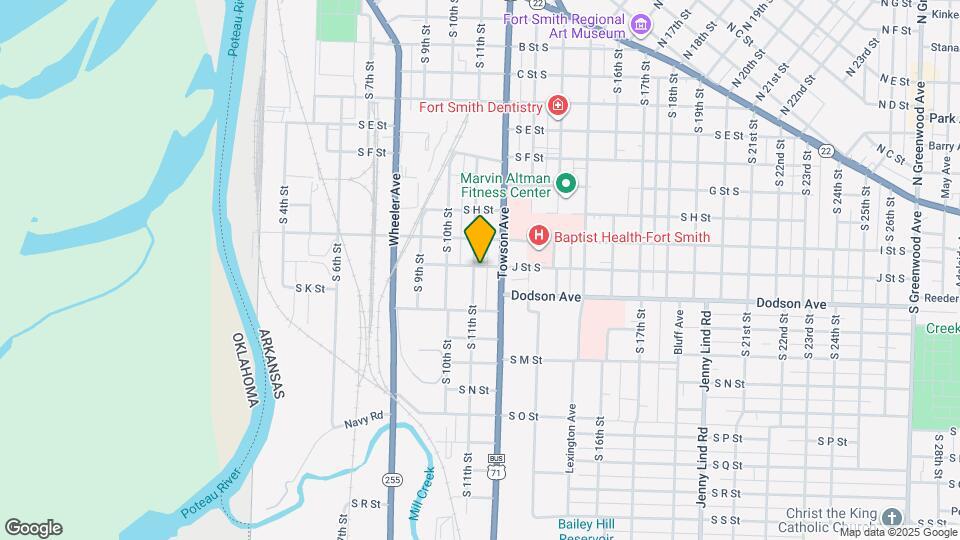 1101 S 11th St Map and Location Details