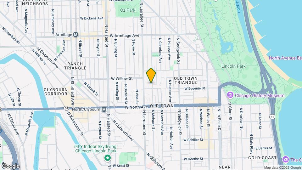 1712 N Mohawk St Map and Location Details