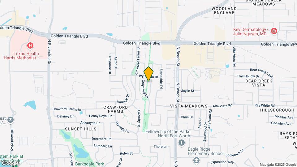 10509 Melrose Ln Map and Location Details