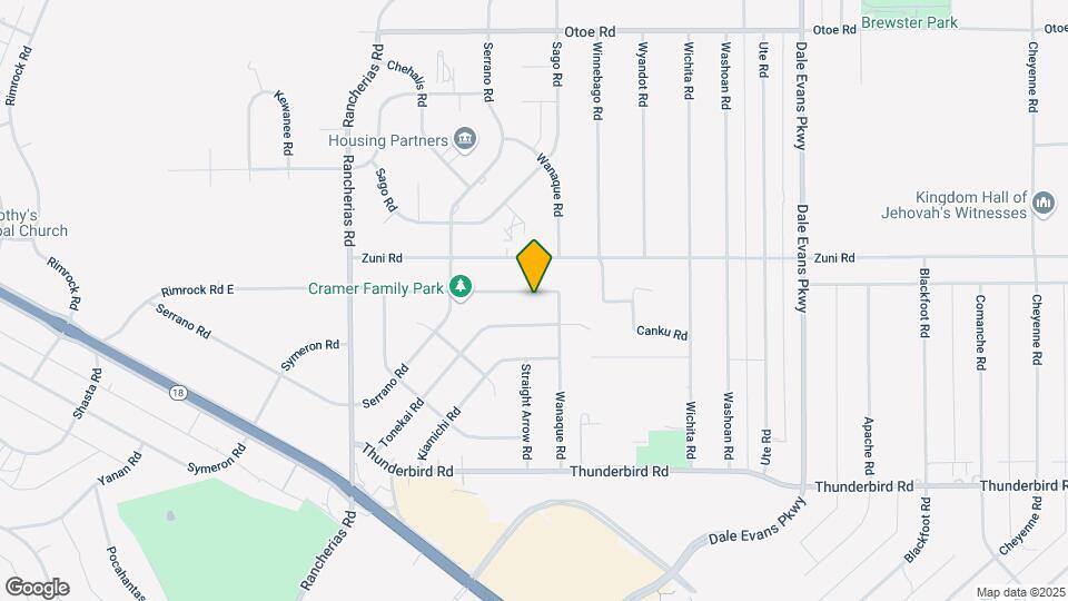 20425 Rimrock Rd Mapa y Detalles de la Ubicación