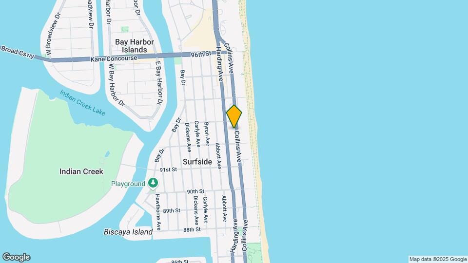 9248 Collins Ave, Unit 105 Mapa y Detalles de la Ubicación