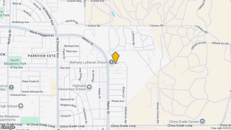 924 Day Ave Map and Location Details