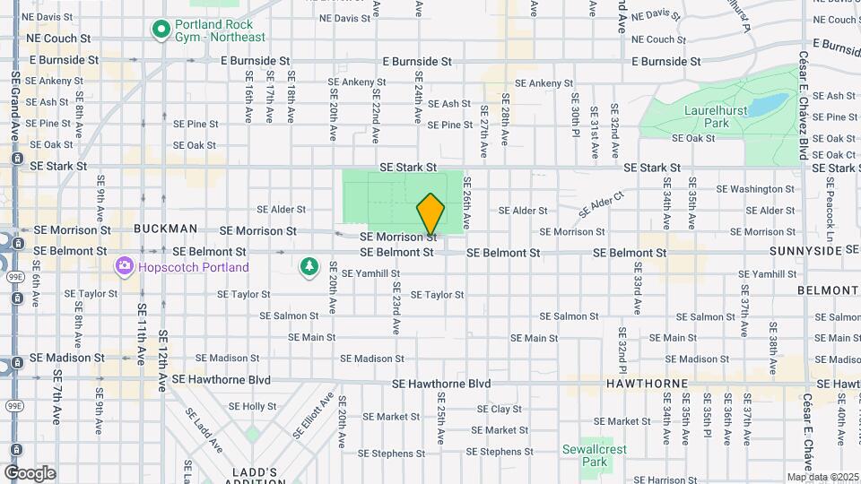 2422 SE Morrison St Map and Location Details