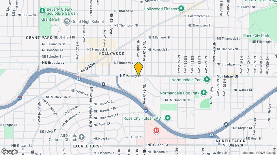 4606 NE Halsey St Map and Location Details