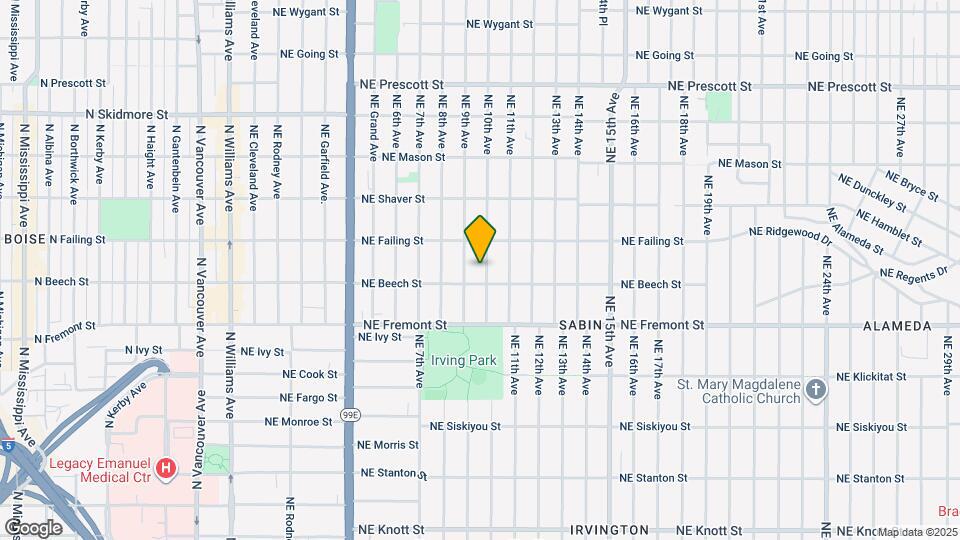 3727 NE 10th Ave Map and Location Details