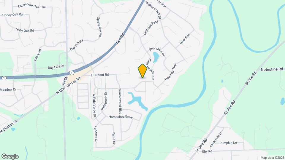 6117 Arapaho Trail Map and Location Details