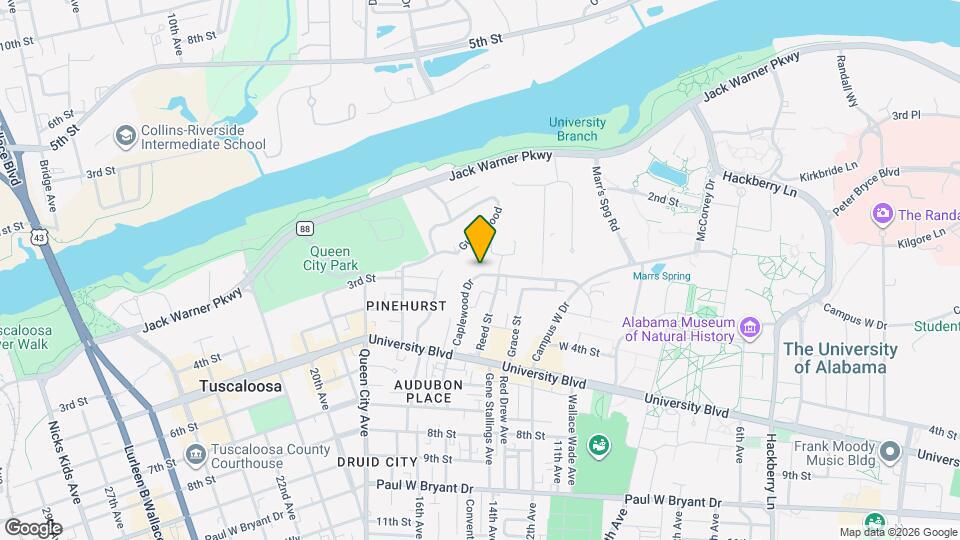 1414 Caplewood Dr Map and Location Details