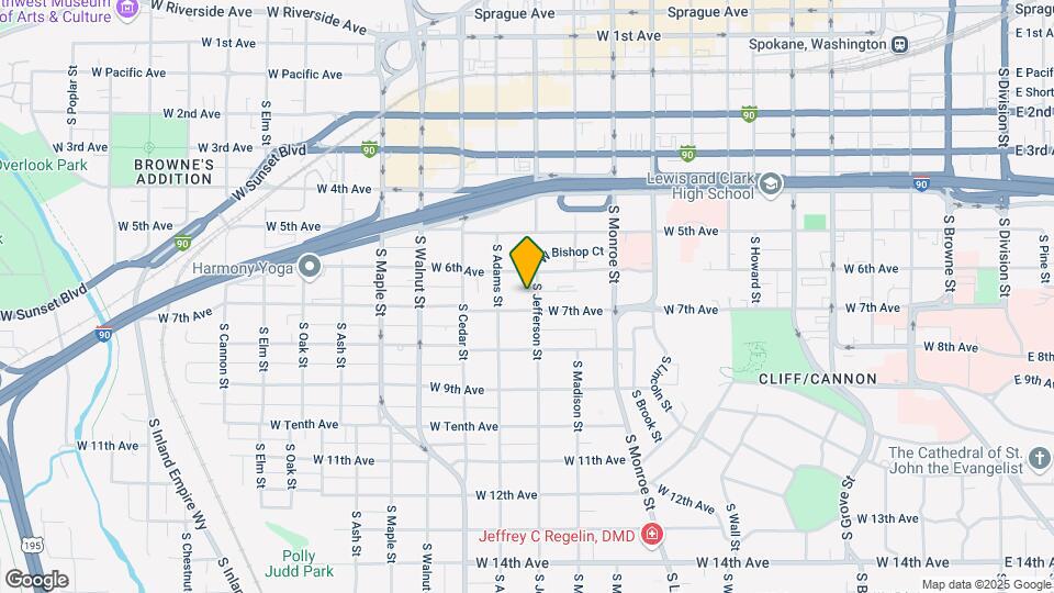 618 S Jefferson St Map and Location Details