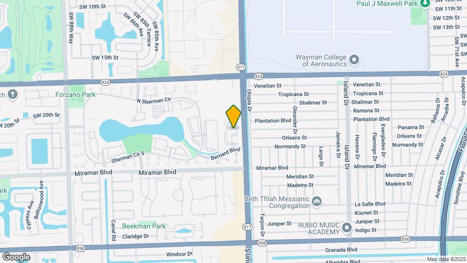 2192 SW 80th Terrace Map and Location Details