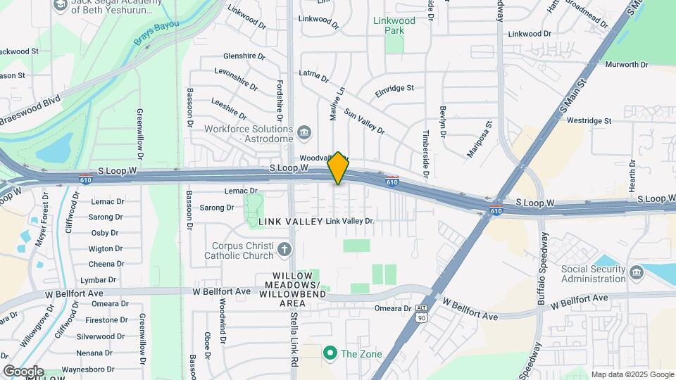 9607 Marlive Ln Map and Location Details