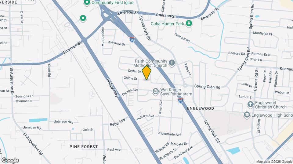 4464 Spring Glen Rd Map and Location Details